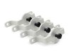 ES#2713446 - 002598ECS24AKT - 2.0T Coil Pack Conversion Kit - Stage 2 - Includes wrinkle red conversion plate -w- black 2.0T coils and silver hold down kit - Assembled By ECS - Audi Volkswagen