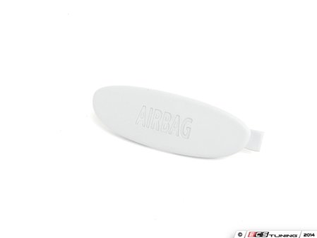 ES#110773 - 51432753021 - Genuine C Pillar Cover Cap "Airbag" Left - Hellgrau - Located in the rear corner an states "Airbag" - Genuine MINI - MINI