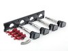 ES#2713408 - 002598ECS15KT - 2.0T Coil Pack Conversion Kit - Stage 2 - Includes anodized black conversion plate -w- black 2.0T coils and red hold down kit - ECS - Audi Volkswagen