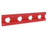 ES#2713446 - 002598ECS24AKT - 2.0T Coil Pack Conversion Kit - Stage 2 - Includes wrinkle red conversion plate -w- black 2.0T coils and silver hold down kit - Assembled By ECS - Audi Volkswagen