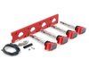 ES#2713443 - 002598ECS17AKT - 2.0T Coil Pack Conversion Kit - Stage 1 - Includes wrinkle red conversion plate -w- red 2.0T coils - Assembled By ECS - Audi Volkswagen