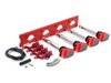 ES#2713445 - 002598ECS19AKT - 2.0T Coil Pack Conversion Kit - Stage 2 - Includes wrinkle red conversion plate -w- red 2.0T coils and red hold down kit - Assembled By ECS - Audi Volkswagen