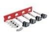 ES#2713413 - 002598ECS24KT - 2.0T Coil Pack Conversion Kit - Stage 2 - Includes wrinkle red conversion plate -w- black 2.0T coils and silver hold down kit - ECS - Audi Volkswagen