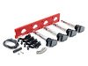ES#2713438 - 002598ECS22AKT - 2.0T Coil Pack Conversion Kit - Stage 2 - Includes wrinkle red conversion plate -w- black 2.0T coils and black hold down kit - Assembled By ECS - Audi Volkswagen