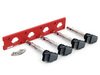 ES#2713415 - 002598ECS21KT - 2.0T Coil Pack Conversion Kit - Stage 1 - Includes wrinkle red conversion plate -w- black 2.0T coils - ECS - Audi Volkswagen