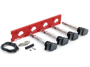 ES#2713439 - 002598ECS21AKT - 2.0T Coil Pack Conversion Kit - Stage 1 - Includes wrinkle red conversion plate -w- black 2.0T coils - Assembled By ECS - Audi Volkswagen