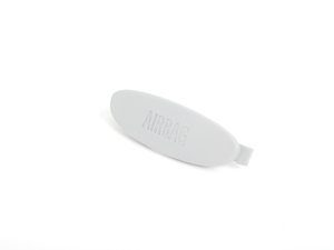 ES#110774 - 51432753022 - Genuine C Pillar Cover Cap "Airbag" Right - Hellgrau - Located in the rear corner an states "Airbag" - Genuine MINI - MINI