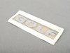 ES#3424 - 1J6853687739 - Golf Emblem - All Chrome stick on emblem - Genuine Volkswagen Audi - Volkswagen