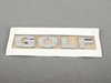 ES#3424 - 1J6853687739 - Golf Emblem - All Chrome stick on emblem - Genuine Volkswagen Audi - Volkswagen