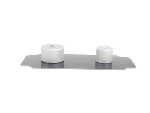 ES#1485482 - 99635108901 - Front Brake Pad Damping Plate - Priced Each - Front brake pad shim - 4 required - Genuine Porsche - Porsche