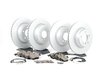 ES#2618759 - 34356789440KT5 - Front & Rear Brake Service Kit - Featuring ECS V5 coated rotors and ECS DD23 ceramic brake pads. - Assembled By ECS - BMW