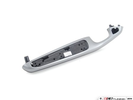 ES#100082 - 51417895391 - Front Left Arm Rest Trim - Schwarz/Silver Cube - (NO LONGER AVAILABLE) - For coupe and convertible models - Genuine BMW - 