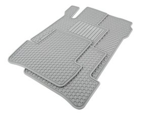 ES#1827974 - Q6680667 - All-Season Floor Mats - Grey - Set Of Four With 'Mercedes-Benz' And Star Logo - Genuine Mercedes Benz - Mercedes Benz