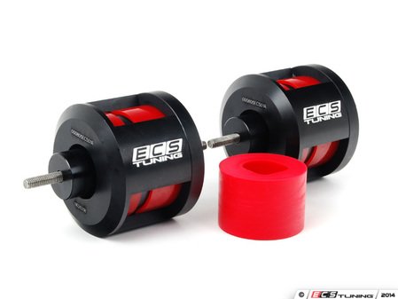 ES#2723192 - 000805ECS04KT - Complete ECS Performance Engine Mount Kit - Audi B7 A4 - Includes ECS performance polyurethane engine mount and snub mount - ECS - Audi