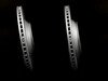 ES#2189770 - 1K0615601NKT3 - Rear Cross Drilled & Slotted Brake Rotors - Pair (310x22) - (NO LONGER AVAILABLE) - Featuring GEOMET protective coating. - ECS - 