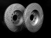 ES#2189770 - 1K0615601NKT3 - Rear Cross Drilled & Slotted Brake Rotors - Pair (310x22) - (NO LONGER AVAILABLE) - Featuring GEOMET protective coating. - ECS - 