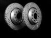 ES#2189770 - 1K0615601NKT3 - Rear Cross Drilled & Slotted Brake Rotors - Pair (310x22) - (NO LONGER AVAILABLE) - Featuring GEOMET protective coating. - ECS - 