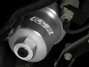  Billet Aluminum Oil Filter Housing Kit - Silver Anodized
