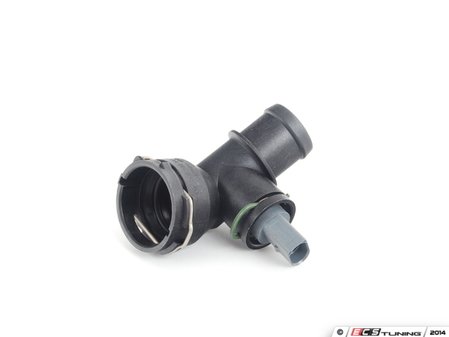 ES#315443 - 1K0122291AD - Radiator Coupler - Lower - Connects the lower radiator hose to the radiator - Genuine Volkswagen Audi - Volkswagen