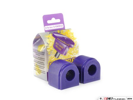 ES#2651671 - PFF85-503-22x2 - Performance Polyurethane Front Sway Bar Bushing Set - 22mm - Stiffer bushings allow sway bars to work at their fullest potential, replaces the factory bushings on your stock front sway bar - Powerflex - Audi