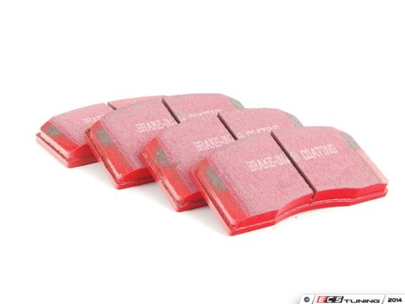 ES#520655 - DP3997C - Front RedStuff Performance Brake Pad Set - A high-performance street pad featuring Kevlar technology - EBC - Audi Volkswagen Porsche