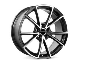 ES#2722993 - 654-2KT1 - 18" Style 654 Wheels - Set Of Four - (NO LONGER AVAILABLE) - 18"x8" ET35 66.6CB 5x112 Matt Black with Machined face. - Alzor - 