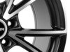 ES#2722993 - 654-2KT1 - 18" Style 654 Wheels - Set Of Four - (NO LONGER AVAILABLE) - 18"x8" ET35 66.6CB 5x112 Matt Black with Machined face. - Alzor - 