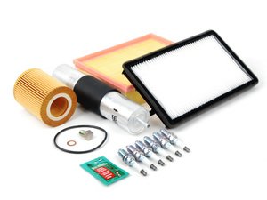 ES#2723010 - M52INS2d - "Dry" Inspection II Service Kit - Includes spark plugs and all filters - add your preferred fluids for a complete service - Assembled By ECS - BMW