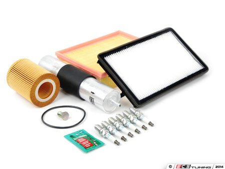 ES#2723011 - M52INS2D2KT - "Dry" Inspection II Service Kit - Includes spark plugs and all filters - add your preferred fluids for a complete service - Assembled By ECS - BMW