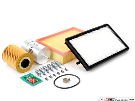 ES#2723018 - S50INS2d - "Dry" Inspection II Service Kit - Includes spark plugs and all filters - add your preferred fluids for a complete service - Assembled By ECS - BMW