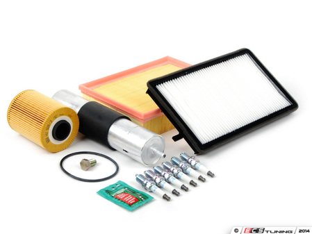 ES#2723015 - S50INS2dKT - "Dry" Inspection II Service Kit - Includes spark plugs and all filters - add your preferred fluids for a complete service - Assembled By ECS - BMW