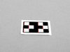 ES#253415 - 51459195217 - JCW Dash Checker Sticker - Dark - Located on the dash right panel in checker pattern. - Genuine MINI - MINI