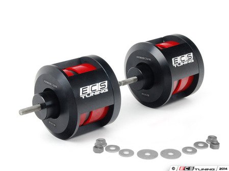 ES#2826399 - 000805ECS01AKT3 - ECS Performance Engine Mount Kit - Audi B7 A4 - Performance engine mounts to increase drivetrain rigidity - ECS - Audi