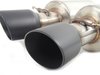 ES#2719014 - FBMW-1026blackti - Sport Mufflers - Black Tips  - (NO LONGER AVAILABLE) - A aggressive sounding exhaust note featuring black 4" round tips - Billy Boat Performance - 
