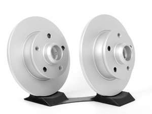 ES#11760 - 357615601BKT3 - Rear Brake Rotors - Pair (226x10) - Featuring a protective Meyle Platinum coating. - Meyle - Volkswagen