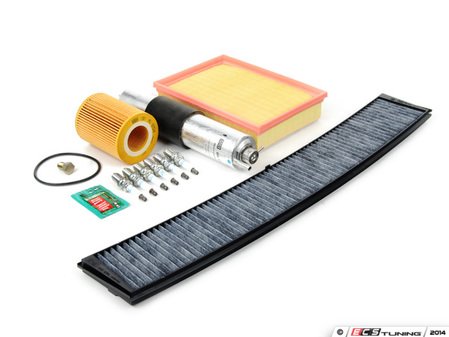 ES#2722901 - E46IN2ENLV - "Dry" Inspection II Service Kit - Includes spark plugs and all filters - add your preferred fluids for a complete service - Assembled By ECS - BMW