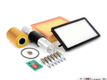 ES#2723003 - E36M3IN2 - "Dry" Inspection II Service Kit - Includes spark plugs and all filters - add your preferred fluids for a complete service - Assembled By ECS - BMW