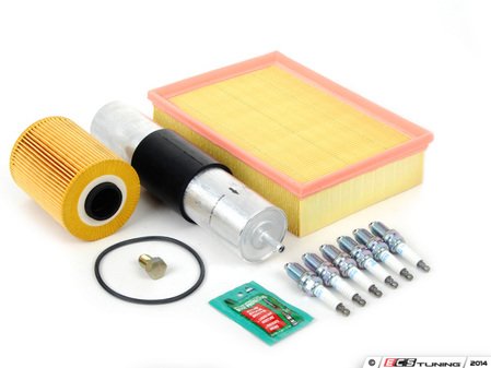 ES#2723008 - M50INS2LV - "Dry" Inspection II Service Kit - Includes spark plugs and all filters - add your preferred fluids for a complete service - Assembled By ECS - BMW