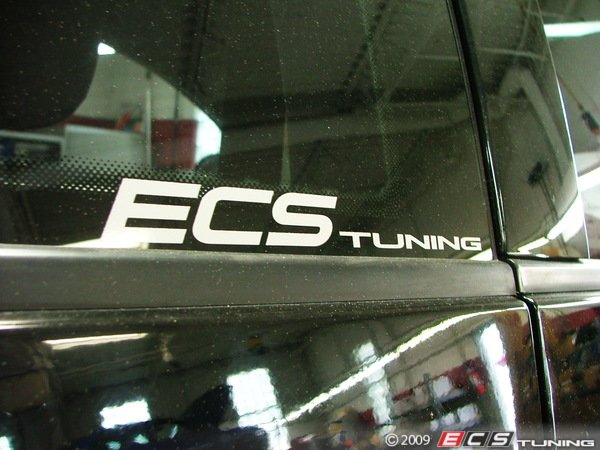ECS - ECS1.5X9WSSILVER - ECS Tuning Window Sticker-Priced Each