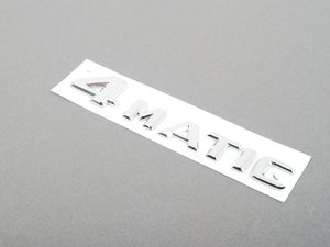 ES#1786679 - 2208171015 - '4MATIC' Badge - Located on rear lid - Genuine Mercedes Benz - Mercedes Benz