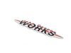 ES#79329 - 51147175102 - JCW Trunk Lid Badge - For JCW models and JCW tuning kits - Genuine MINI - MINI
