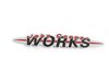ES#79329 - 51147175102 - JCW Trunk Lid Badge - For JCW models and JCW tuning kits - Genuine MINI - MINI