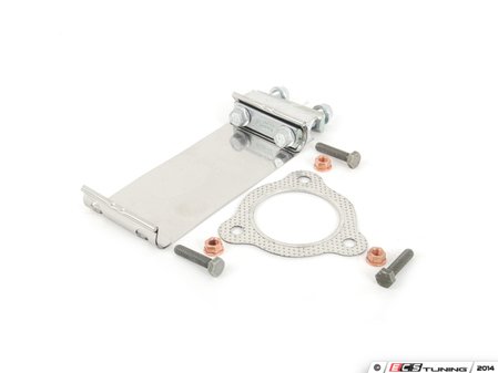 ES#2587733 - 1H0253115CKT - Center Pipe / Midsection Installation Kit - Includes the gasket, clamp and hardware - Assembled By ECS - Audi