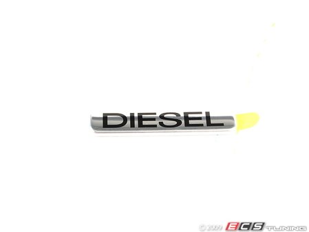 ES#323075 - 1KM853675 - "Diesel" Emblem - (NO LONGER AVAILABLE) - Simple but to the point. An emblem that would look great anywhere on your Diesel. - Genuine Volkswagen Audi - 