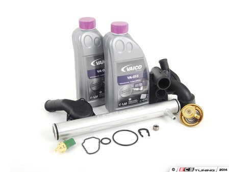 ES#2718487 - VR624VTHKR324 - Aluminum Water Pipe Kit - Stage 2 - Featuring ECS silver aluminum water pipe - Assembled By ECS - Audi Volkswagen