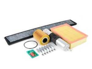 ES#2722928 - E46M3SV2KT3 -  "Dry" Inspection II Kit - Includes spark plugs and all filters - add your preferred fluids for a complete service - Assembled By ECS - 