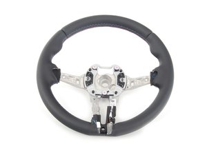 ES#2599086 - 32307846035 - M Sport steering wheel - With Tri M Color stitching  - Genuine BMW - BMW