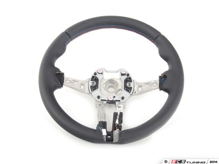 ES#2599086 - 32307846035 - M Sport steering wheel - With Tri M Color stitching  - Genuine BMW - BMW