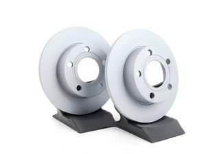 ES#53 - 8D0698601AKT4 - Rear Brake Rotors - Pair (245x10) - Quality rotors from a name you know and trust. - Zimmermann - Audi Volkswagen