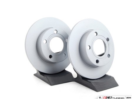 ES#53 - 8D0698601AKT4 - Rear Brake Rotors - Pair (245x10) - Quality rotors from a name you know and trust. - Zimmermann - Audi Volkswagen
